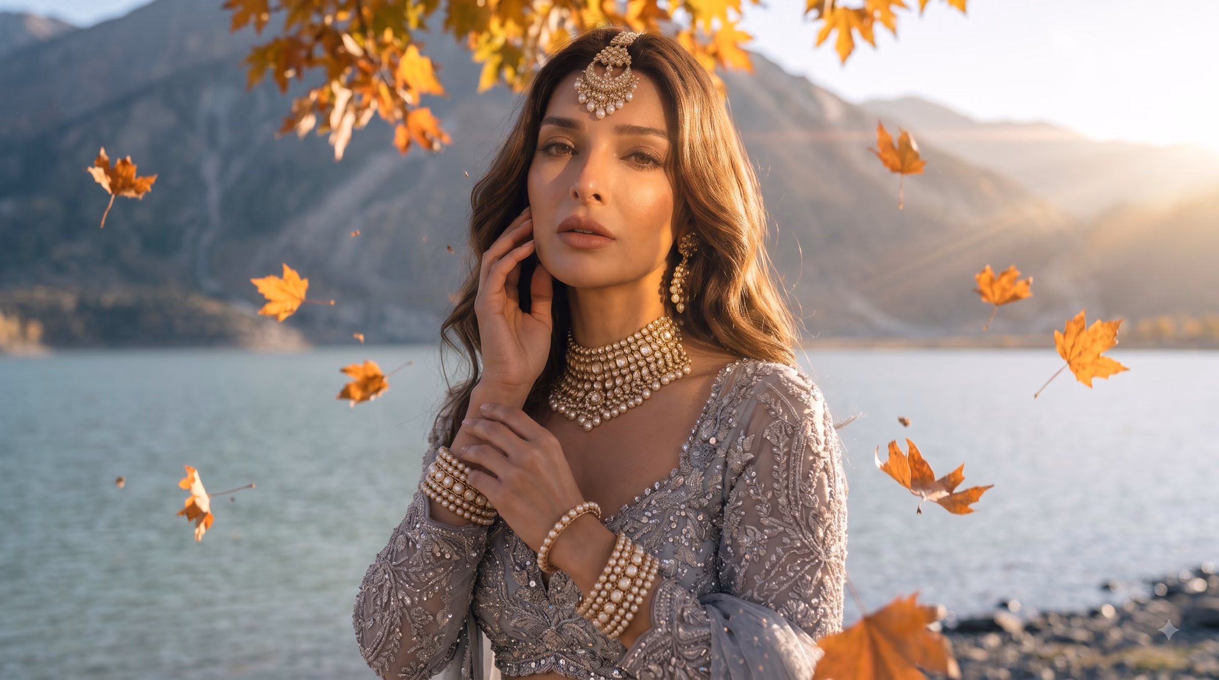 Aethelgard Imperial Heritage Zardozi Velvet Lehenga