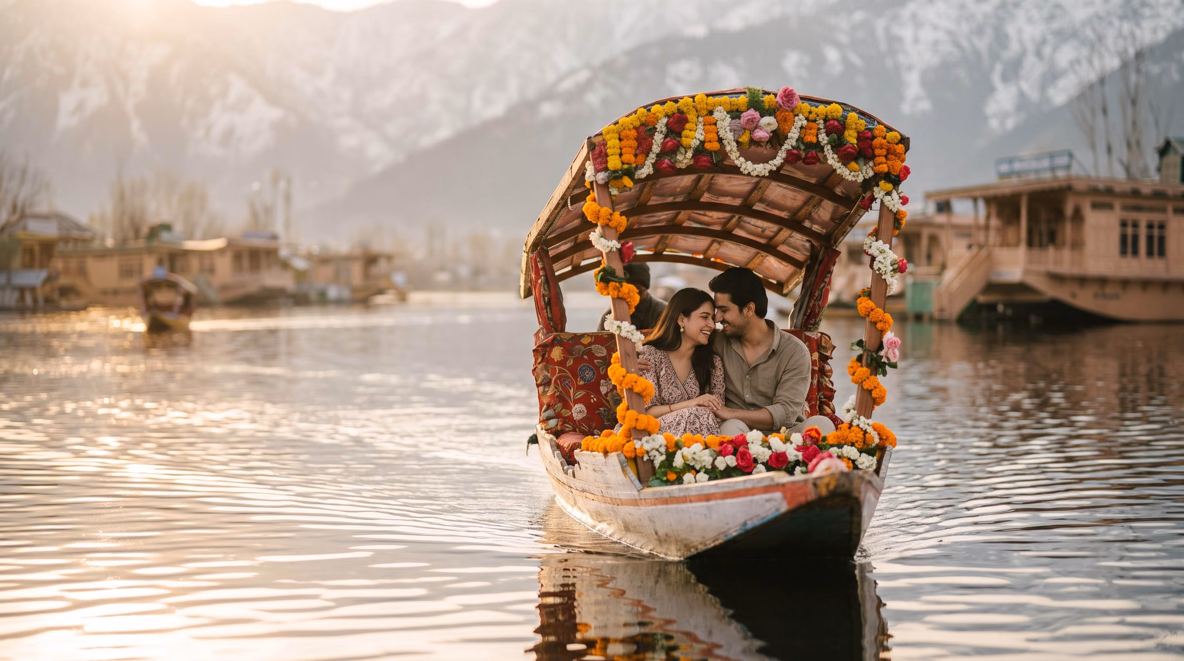 Kashmir Valley Floating Cedar Palace & Meadow Serenade view 7