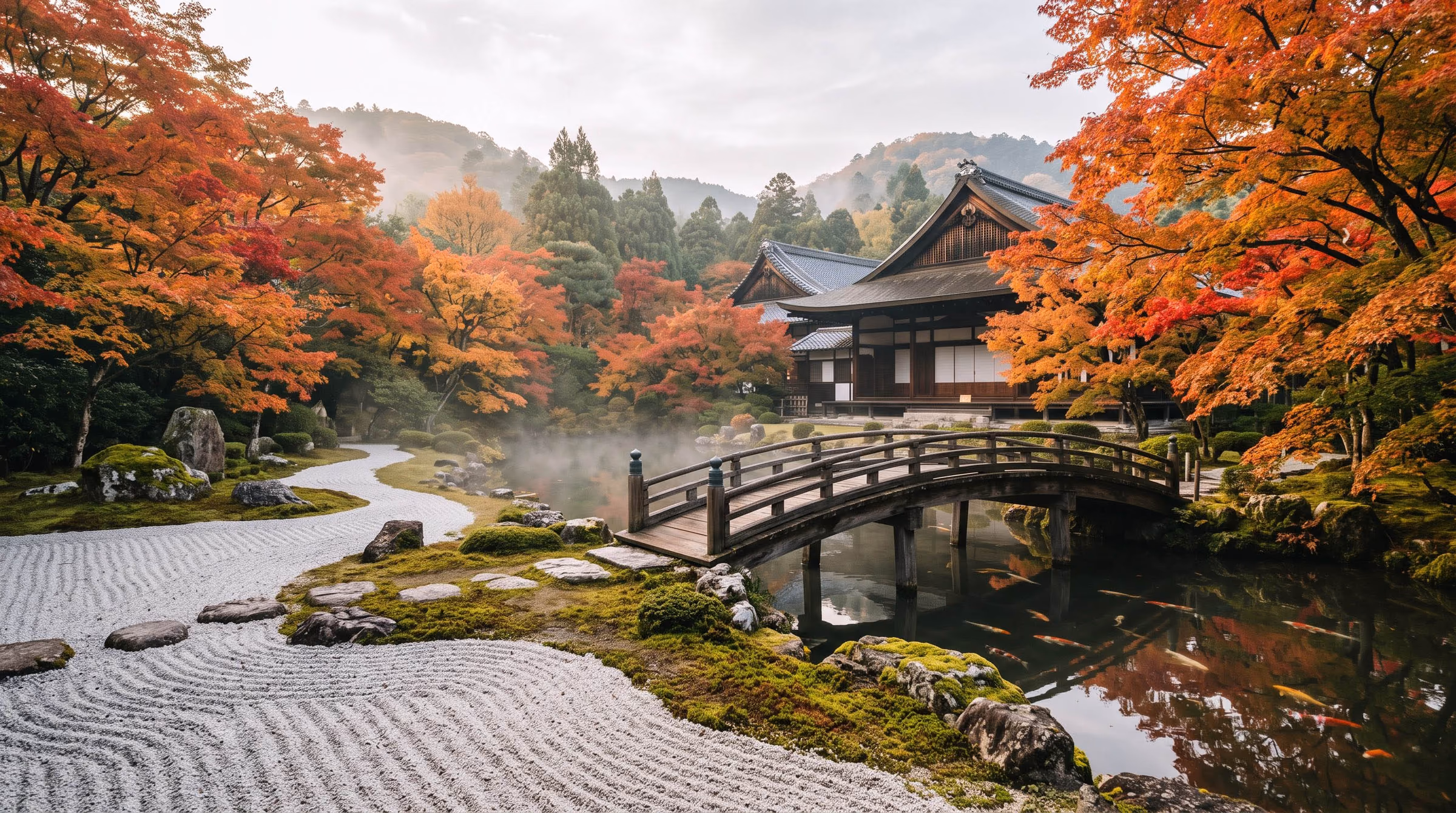Kyoto Zen Temple Garden & Ryokan Heritage Retreat