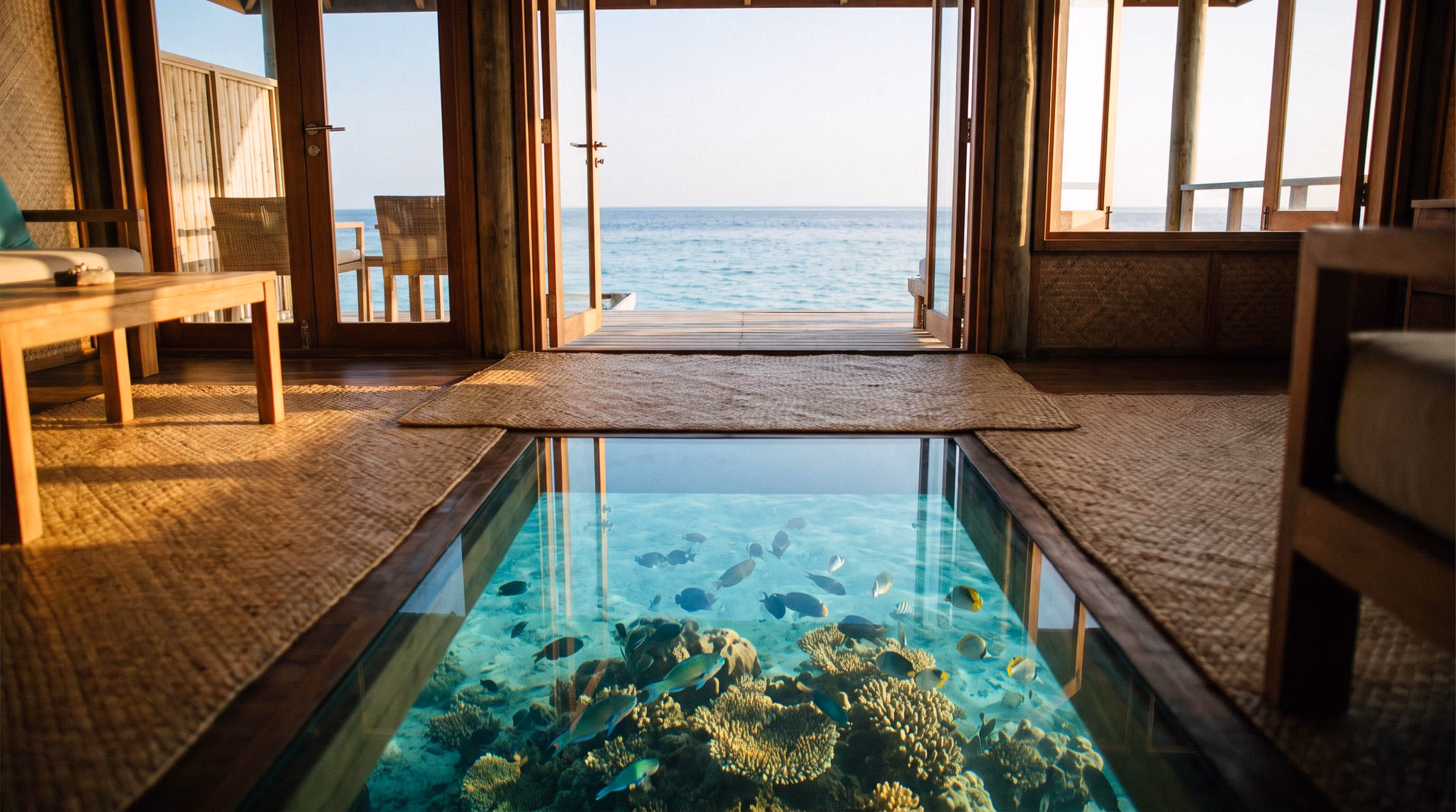 Bora Bora Lagoon Overwater Bungalow & Coral Safari