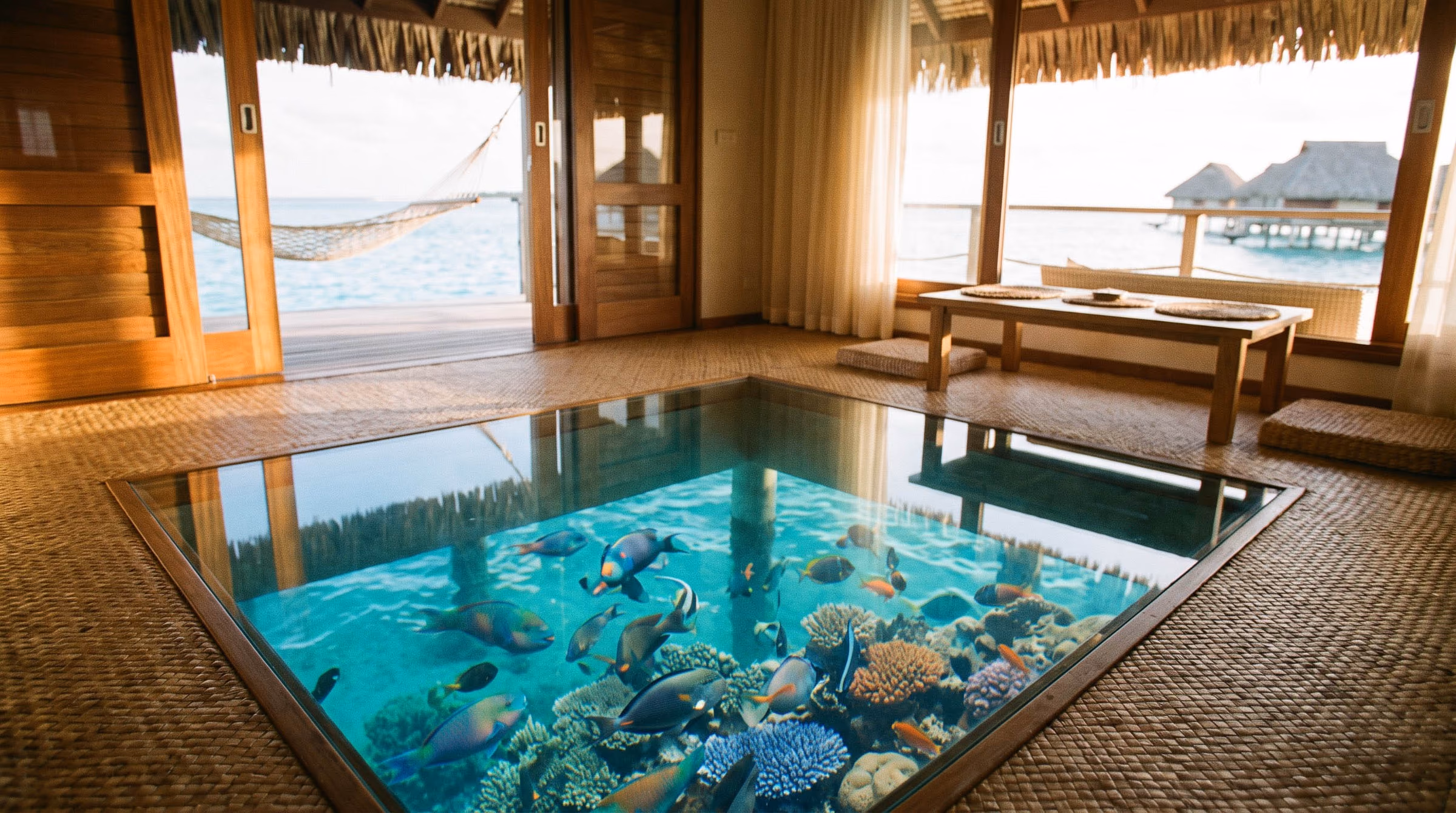 Bora Bora Lagoon Overwater Bungalow & Coral Safari