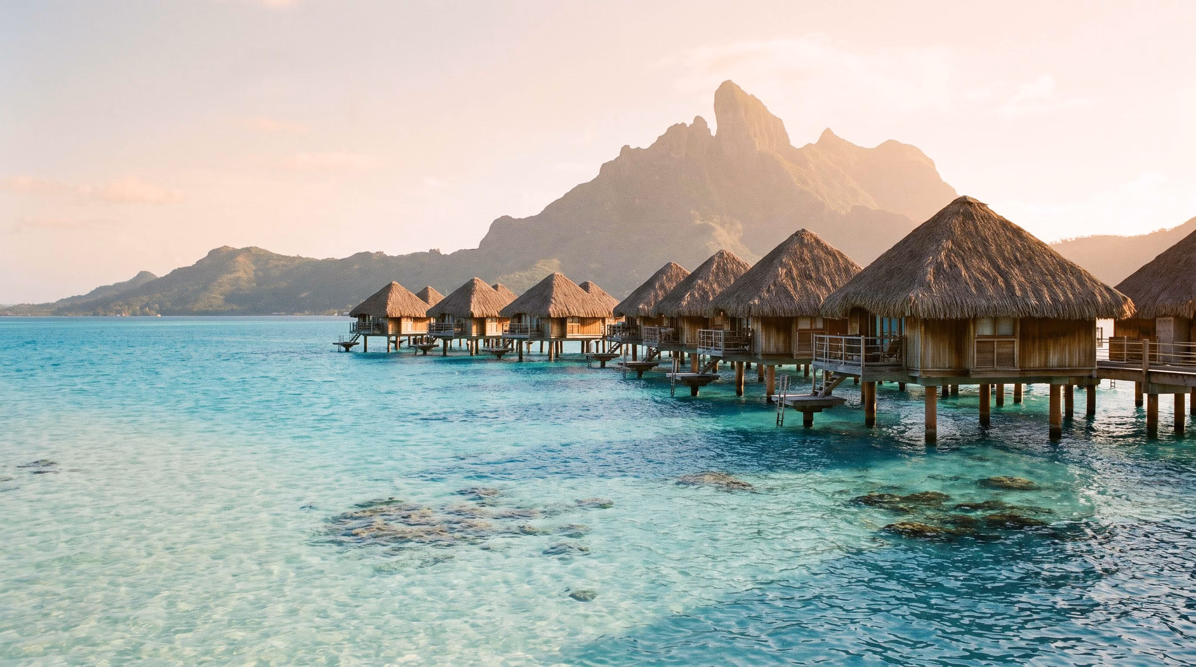 Bora Bora Lagoon Overwater Bungalow & Coral Safari